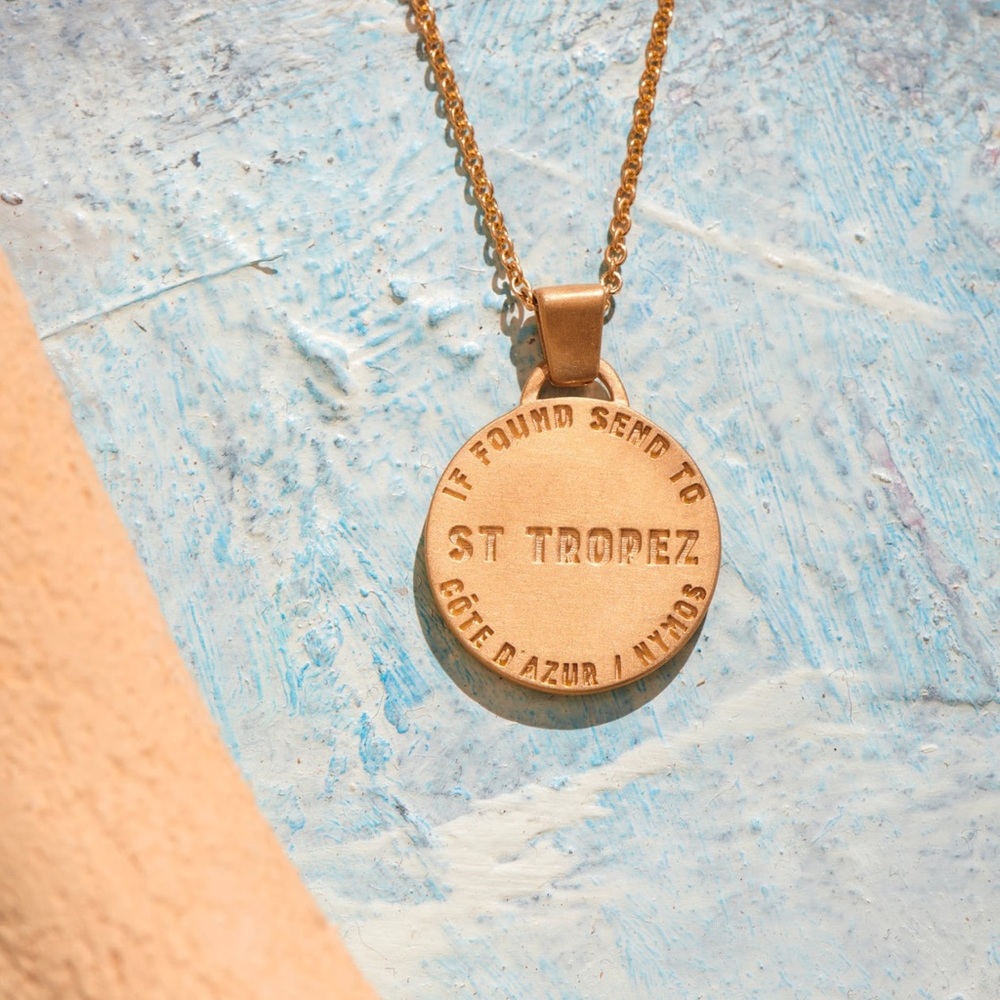 Nymos St. Tropez 24K Gold Necklace